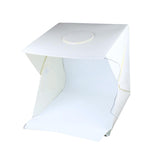 Maxbell 15.7'' x 15.7'' Light Room Table Top Photo Studio Photography LED Lighting Tent Kit Backdrop Cube Box - Aladdin Shoppers