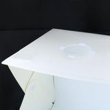 Maxbell 15.7'' x 15.7'' Light Room Table Top Photo Studio Photography LED Lighting Tent Kit Backdrop Cube Box