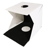 Maxbell 15.7'' x 15.7'' Light Room Table Top Photo Studio Photography LED Lighting Tent Kit Backdrop Cube Box - Aladdin Shoppers