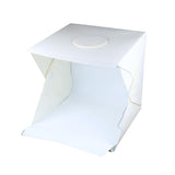 Maxbell 15.7'' x 15.7'' Light Room Table Top Photo Studio Photography LED Lighting Tent Kit Backdrop Cube Box - Aladdin Shoppers