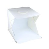 Maxbell 15.7'' x 15.7'' Light Room Table Top Photo Studio Photography LED Lighting Tent Kit Backdrop Cube Box - Aladdin Shoppers