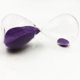 Maxbell 15 Minutes Sandglass Hourglass Sand Clock Timers Desktop Clock Purple - Aladdin Shoppers