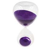 Maxbell 15 Minutes Sandglass Hourglass Sand Clock Timers Desktop Clock Purple - Aladdin Shoppers