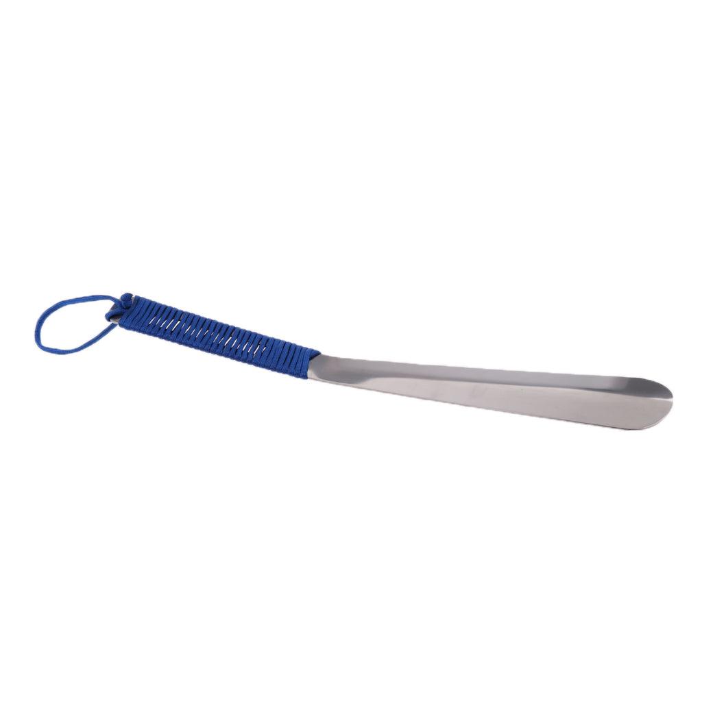 Maxbell 15" Stainless Steel Long Handle Shoehorn with Paracord Handle Blue - Aladdin Shoppers