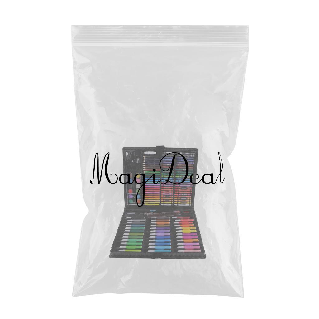 Maxbell 150 Pieces Art Set Childrens/Kids Colouring Drawing Painting Arts & Crafts Case Water Color Pen Colored Pencils Crayon Oil Pastel Paint Brush Drawing Tool Art School Stationery set - Aladdin Shoppers