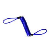 Maxbell 150cm Alarm Disc Lock Security Spring Reminder Cable Motorcycle Ebike blue - Aladdin Shoppers