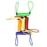 Maxbell 150cm Alarm Disc Lock Security Spring Reminder Cable Motorcycle Ebike blue - Aladdin Shoppers