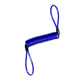 Maxbell 150cm Alarm Disc Lock Security Spring Reminder Cable Motorcycle Ebike blue - Aladdin Shoppers