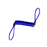 Maxbell 150cm Alarm Disc Lock Security Spring Reminder Cable Motorcycle Ebike blue - Aladdin Shoppers
