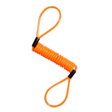 Maxbell 150cm Alarm Disc Lock Security Spring Reminder Cable Motorcycle Ebike orange - Aladdin Shoppers