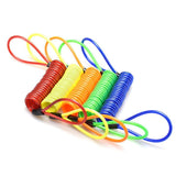 Maxbell 150cm Alarm Disc Lock Security Spring Reminder Cable Motorcycle Ebike orange - Aladdin Shoppers