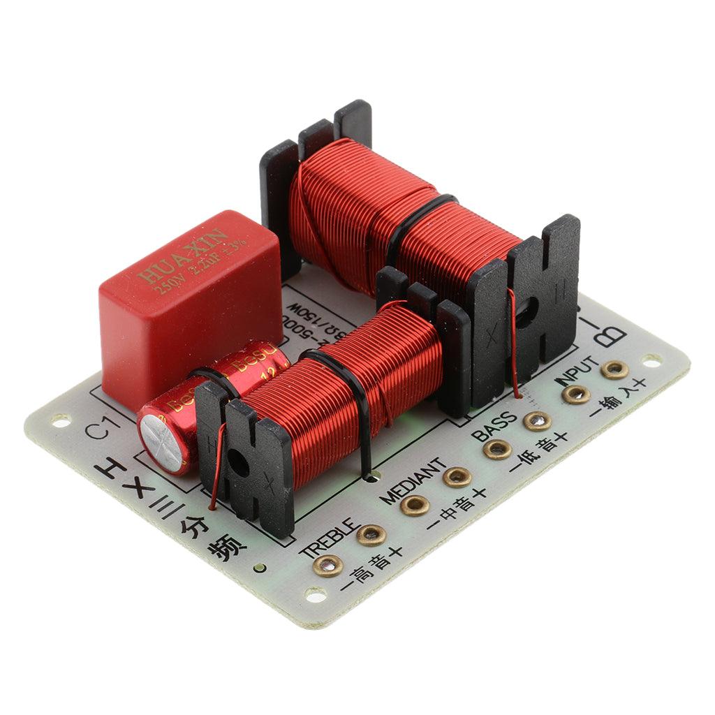Maxbell 150W Treble Bass 3 Way Frequency Divider Speaker Crossover Filters Board - Aladdin Shoppers