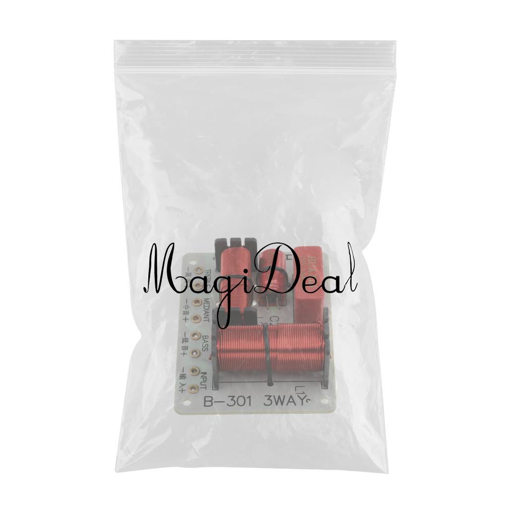 Maxbell 150W Treble Bass 3 Way Frequency Divider Speaker Crossover Filters Board - Aladdin Shoppers