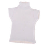 Maxbell 1/6 Ball Jointed Doll Clothes Knit Sweater Vest for Blythe Dolls White - Aladdin Shoppers