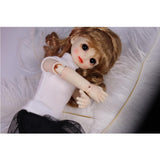 Maxbell 1/6 Ball Jointed Doll Clothes Knit Sweater Vest for Blythe Dolls White - Aladdin Shoppers