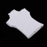 Maxbell 1/6 Ball Jointed Doll Clothes Knit Sweater Vest for Blythe Dolls White - Aladdin Shoppers