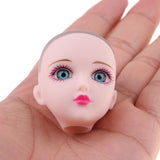 Maxbell 1/6 Ball-Jointed Doll Girl Head Sculpt for BJD Doll Body Parts Blue Eyes