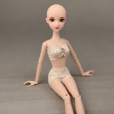 Maxbell 1/6 Ball-Jointed Doll Girl Head Sculpt for BJD Doll Body Parts Brown Eyes