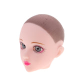 Maxbell 1/6 Ball-Jointed Doll Girl Head Sculpt for BJD Doll Body Parts Silver Eyes - Aladdin Shoppers