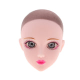 Maxbell 1/6 Ball-Jointed Doll Girl Head Sculpt for BJD Doll Body Parts Silver Eyes - Aladdin Shoppers