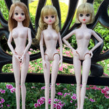 Maxbell 1/6 BJD Nude Doll Medium Bust Female Ball-Jointed Doll Body Parts Accessory - Aladdin Shoppers