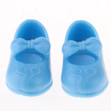 Maxbell 1/6 Doll Princess Shoes Plastic High Heels for Blythe Licca Doll Blue - Aladdin Shoppers