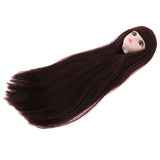 Maxbell 1/6 Head Sculpt with Brown Hair for BJD Doll Replacement Body Part Accessory - Aladdin Shoppers