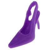 Maxbell 1/6 Miniature Dollhouse Plastic High Heel Shoes Figures Doll Decor Purple - Aladdin Shoppers