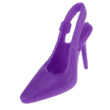 Maxbell 1/6 Miniature Dollhouse Plastic High Heel Shoes Figures Doll Decor Purple - Aladdin Shoppers