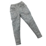 Maxbell 1/6 Scale Grey Knitted Men Leisure Pants Casual Pants Trousers for 12inch Male Action Figures Body - Aladdin Shoppers
