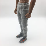 Maxbell 1/6 Scale Grey Knitted Men Leisure Pants Casual Pants Trousers for 12inch Male Action Figures Body - Aladdin Shoppers