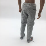 Maxbell 1/6 Scale Grey Knitted Men Leisure Pants Casual Pants Trousers for 12inch Male Action Figures Body - Aladdin Shoppers