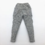 Maxbell 1/6 Scale Grey Knitted Men Leisure Pants Casual Pants Trousers for 12inch Male Action Figures Body - Aladdin Shoppers