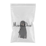 Maxbell 16inch Bjd Doll Hair Long Curly Wig for YOSD 1/4 Doll DIY Black - Aladdin Shoppers