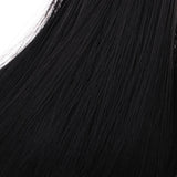 Maxbell 16inch Bjd Doll Hair Long Curly Wig for YOSD 1/4 Doll DIY Black - Aladdin Shoppers
