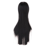 Maxbell 16inch Bjd Doll Hair Long Curly Wig for YOSD 1/4 Doll DIY Black - Aladdin Shoppers
