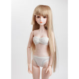 Maxbell 16inch Bjd Doll Hair Long Curly Wig for YOSD 1/4 Doll DIY Light Brown - Aladdin Shoppers