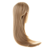 Maxbell 16inch Bjd Doll Hair Long Curly Wig for YOSD 1/4 Doll DIY Light Brown - Aladdin Shoppers