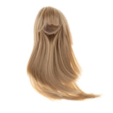 Maxbell 16inch Bjd Doll Hair Long Curly Wig for YOSD 1/4 Doll DIY Light Brown - Aladdin Shoppers