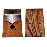 Maxbell 17 Keys Thumb Piano Kalimba Mahogany Portable Beginner Piano - Aladdin Shoppers