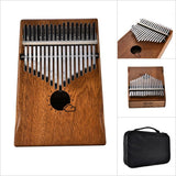 Maxbell 17 Keys Thumb Piano Kalimba Mahogany Portable Beginner Piano - Aladdin Shoppers