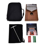 Maxbell 17 Keys Thumb Piano Kalimba Mahogany Portable Beginner Piano - Aladdin Shoppers