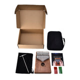 Maxbell 17 Keys Thumb Piano Kalimba Mahogany Portable Beginner Piano - Aladdin Shoppers