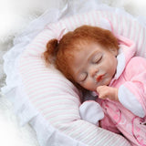 Maxbell 17inch Lifelike Vinyl Newborn Baby Girl Doll with Pacifier Bottle Pillow - Aladdin Shoppers