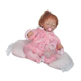 Maxbell 17inch Lifelike Vinyl Newborn Baby Girl Doll with Pacifier Bottle Pillow - Aladdin Shoppers