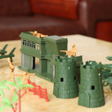 Maxbell 188 Pieces Army Men Playset 5cm Soldier Action Figures with Tanks Planes Flags & More Accessories - Aladdin Shoppers