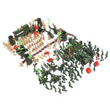 Maxbell 188 Pieces Army Men Playset 5cm Soldier Action Figures with Tanks Planes Flags & More Accessories - Aladdin Shoppers
