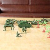 Maxbell 188 Pieces Army Men Playset 5cm Soldier Action Figures with Tanks Planes Flags & More Accessories - Aladdin Shoppers