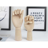 Maxbell 18cm Wooden Mannequin Hands Children Right Hand Model Sketching Drawing Hand - Aladdin Shoppers