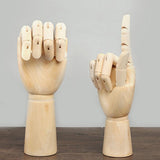 Maxbell 18cm Wooden Mannequin Hands Children Right Hand Model Sketching Drawing Hand - Aladdin Shoppers